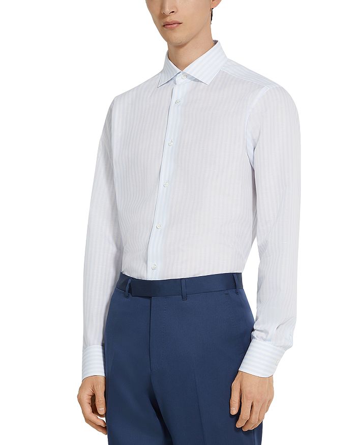 Сорочка Centoventimila на пуговицах ZEGNA, синий
Сорочка Centoventimila на пуговицах ZEGNA, синий