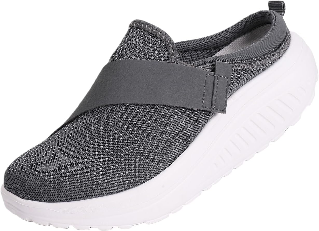 Женские тапочки с открытой пяткой, мюли, сабо с поддержкой свода стопы, дышащие, удобные, нескользящие, прогулочные обувь с регулируемой пряжкой, широкие замшевые сабо, обувь с нулевым перепадом, ботинки-потато Ayziemezm, темно-серый
Женские тапочки с открытой пяткой, мюли, сабо с поддержкой свода стопы, дышащие, удобные, нескользящие, прогулочные обувь с регулируемой пряжкой, широкие замшевые сабо, обувь с нулевым перепадом, ботинки-потато Ayziemezm, темно-серый