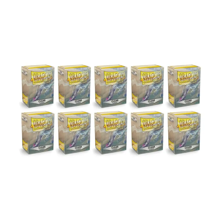 Стандартные рукава — прозрачные (10 упаковок по 100 шт.), Dragon Shield - Card Sleeves - Standard
Стандартные рукава — прозрачные (10 упаковок по 100 шт.), Dragon Shield - Card Sleeves - Standard