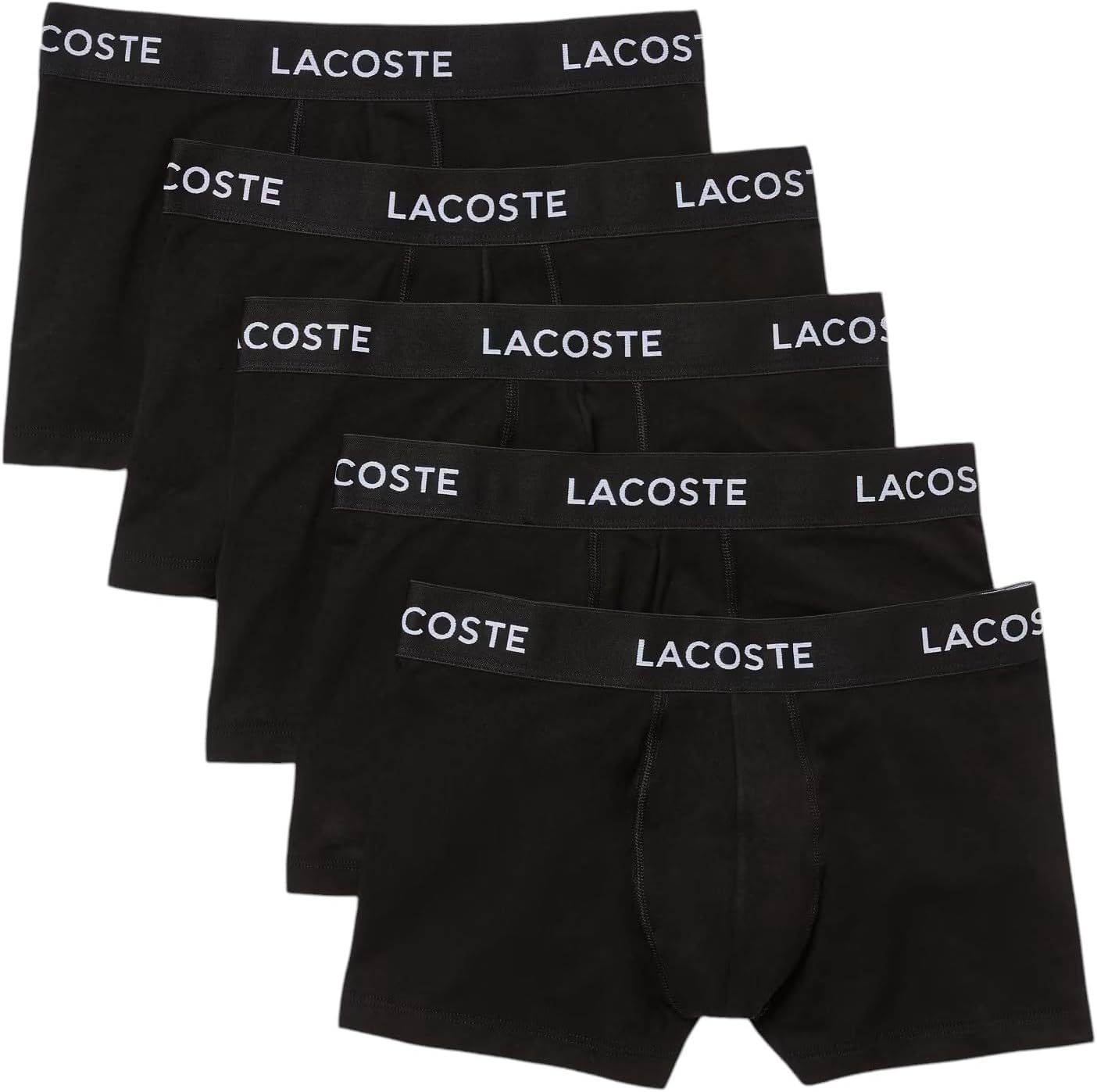 Lacoste мужские боксеры Regular Fit, 5 штук, Black With Black Waistbands (New)
Lacoste мужские боксеры Regular Fit, 5 штук, Black With Black Waistbands (New)