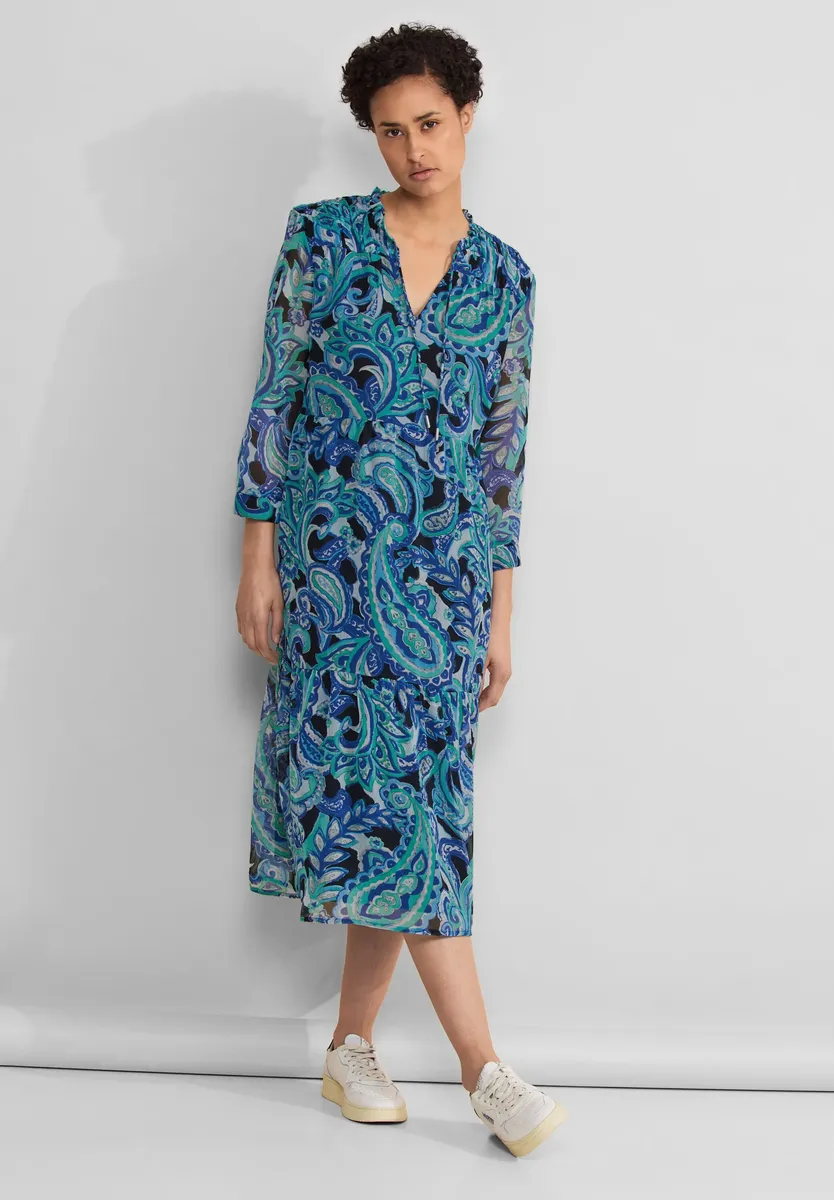 Шифоновое платье STREET ONE в стиле бохо, цвет морской волны
Шифоновое платье STREET ONE в стиле бохо, цвет морской волны