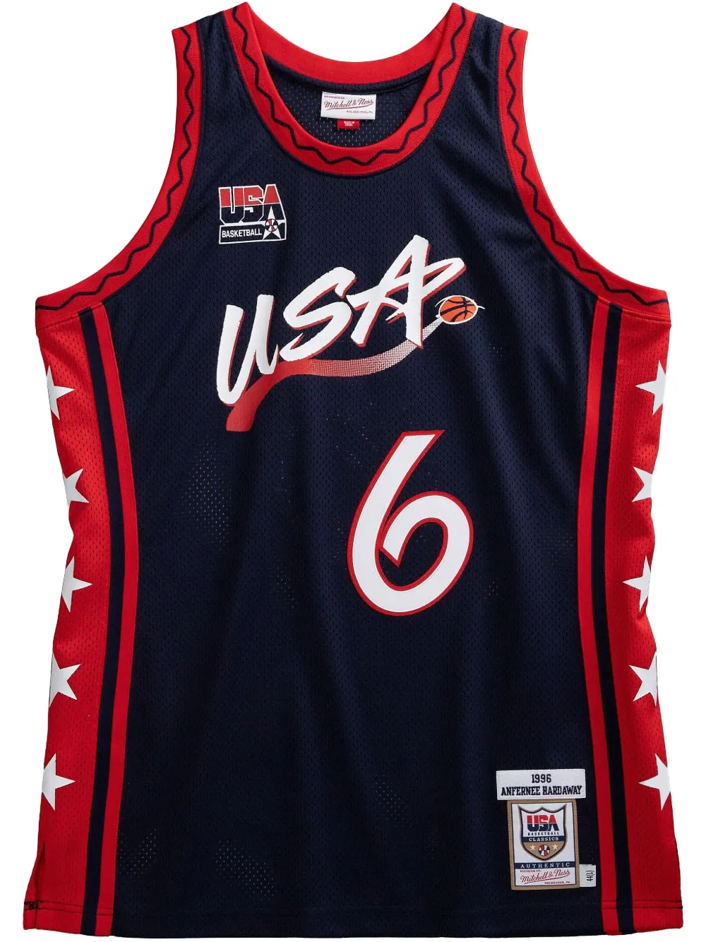 Топ Authentic USA 1996 Penny Hardaway Mitchell & Ness, синий
Топ Authentic USA 1996 Penny Hardaway Mitchell & Ness, синий