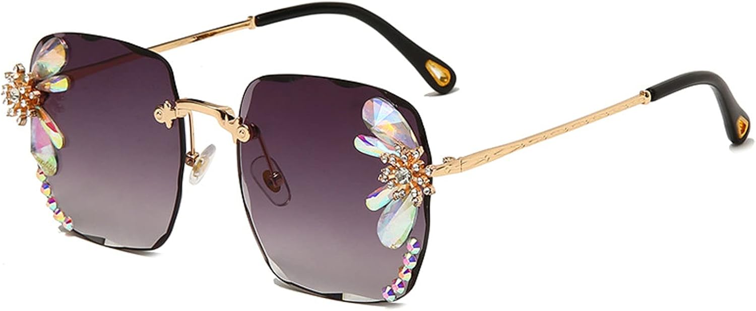 Винтажные солнцезащитные очки без оправы с квадратными линзами, украшенные стразами, в стиле ретро, роскошные солнцезащитные очки с бриллиантами, идеально подходящие для вечеринок mincl, Gray
Винтажные солнцезащитные очки без оправы с квадратными линзами, украшенные стразами, в стиле ретро, роскошные солнцезащитные очки с бриллиантами, идеально подходящие для вечеринок mincl, Gray