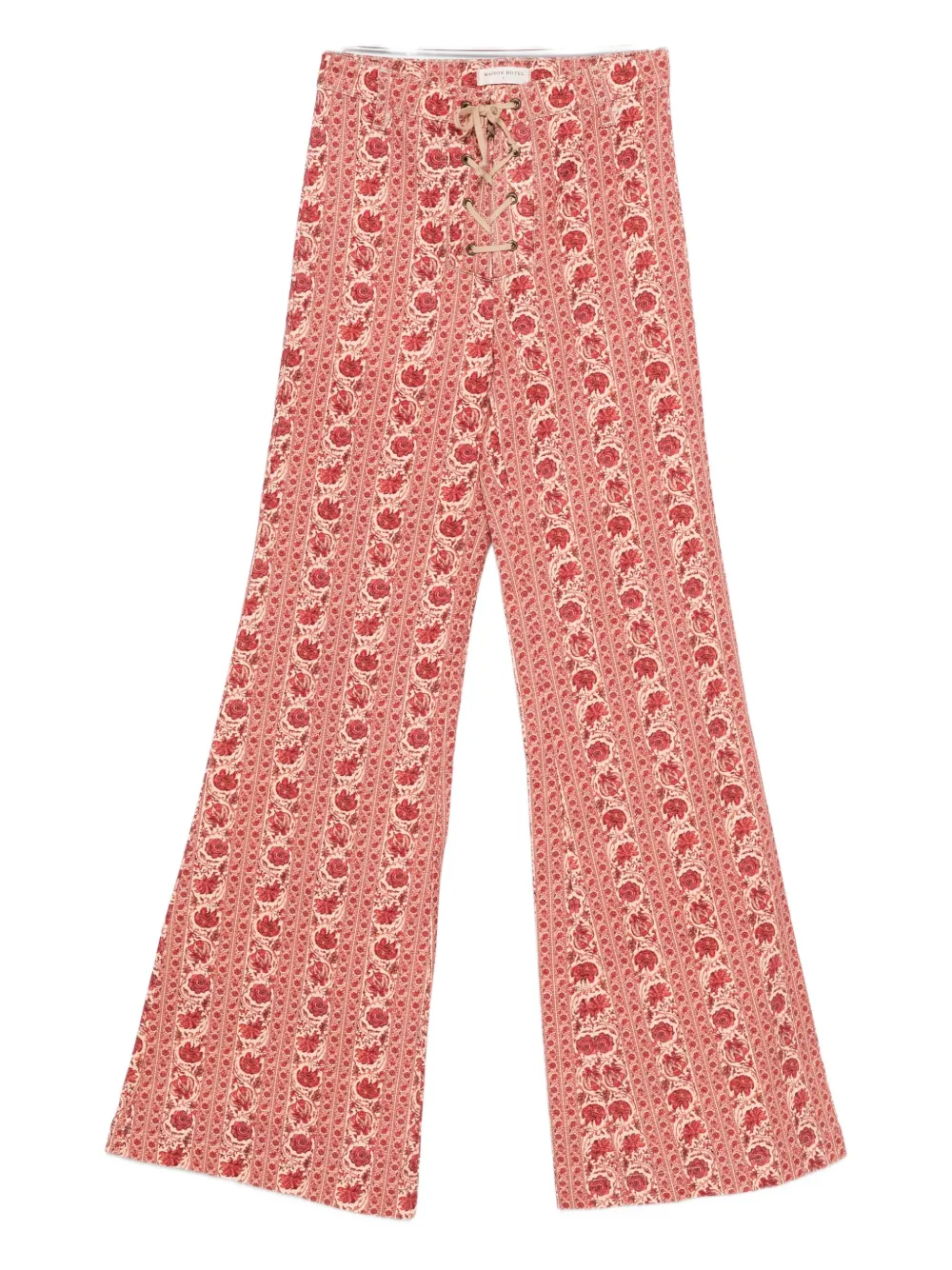 Расклешенные брюки с цветочным принтом Calypso MAISON HOTEL, красный
Расклешенные брюки с цветочным принтом Calypso MAISON HOTEL, красный