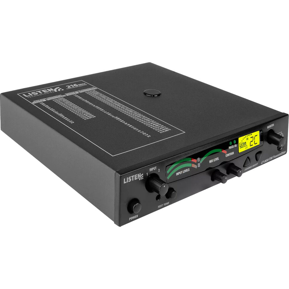 Listen Technologies Stationary RF Transmitter LT-800-216-01
Listen Technologies Stationary RF Transmitter LT-800-216-01
