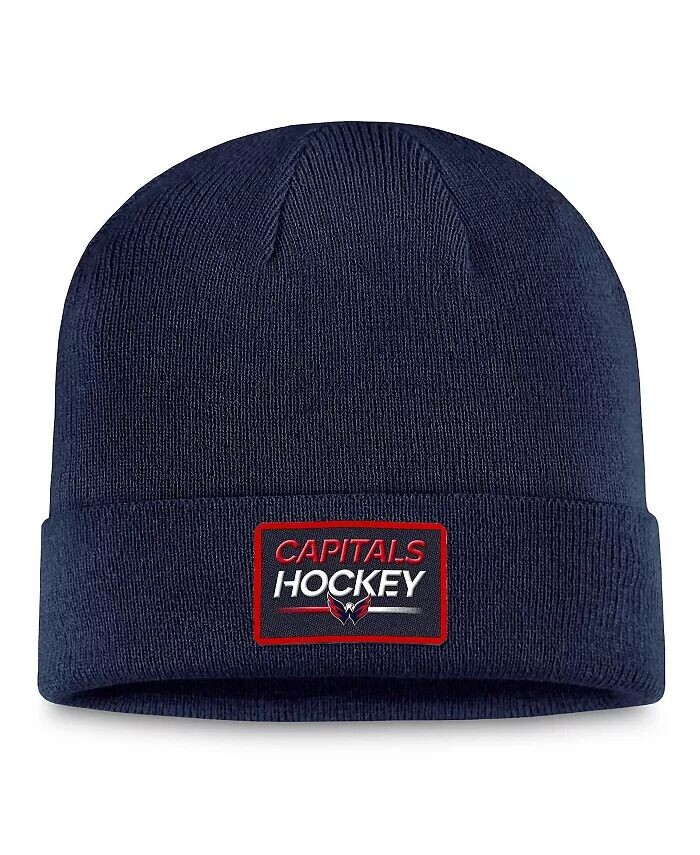 Мужская темно-синяя вязаная шапка Washington Capitals Authentic Pro с манжетами Fanatics, синий
Мужская темно-синяя вязаная шапка Washington Capitals Authentic Pro с манжетами Fanatics, синий