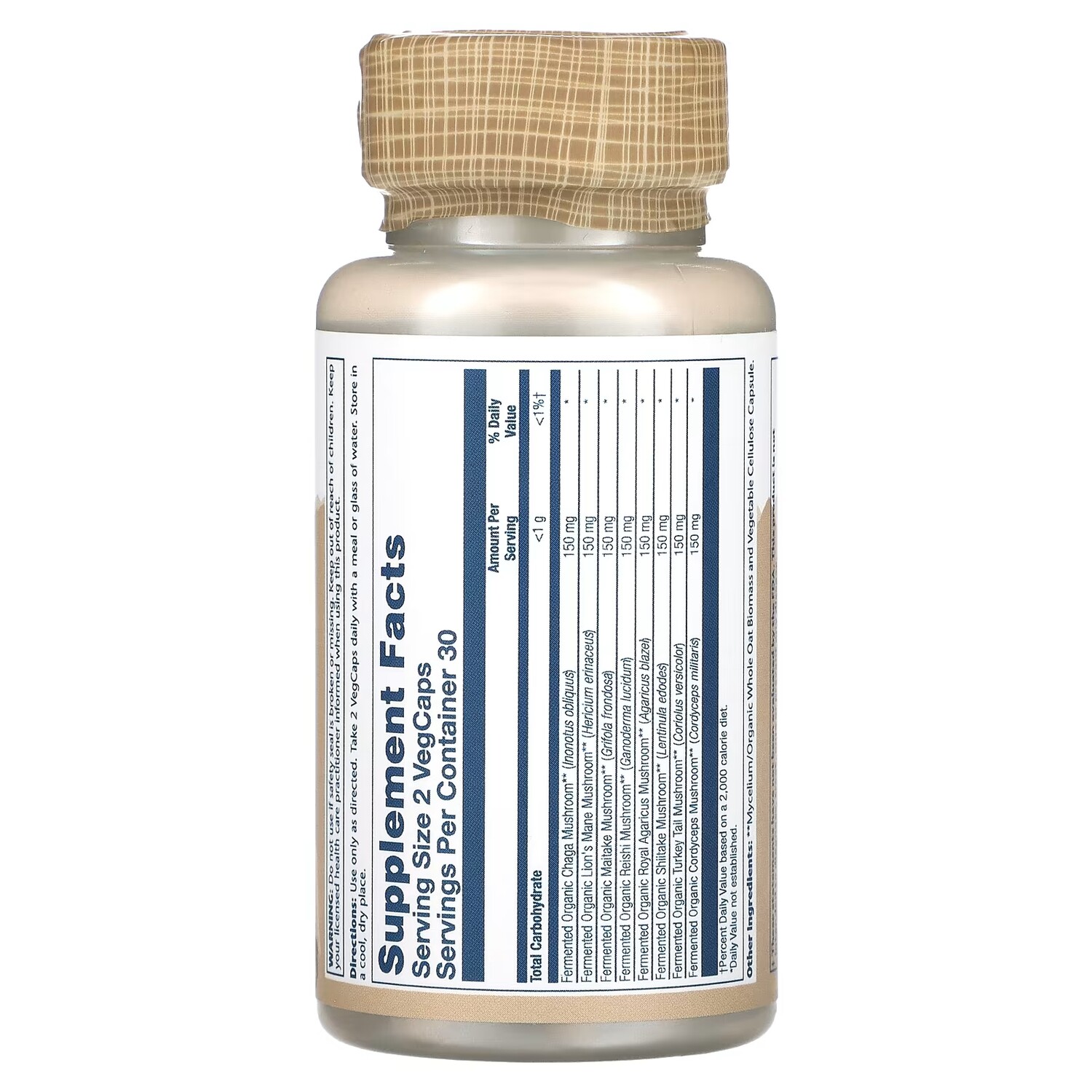 Добавка Solaray Fermented Mushroom Complete 1200 мг, 60 капсул (600 мг на капсулу)
Добавка Solaray Fermented Mushroom Complete 1200 мг, 60 капсул (600 мг на капсулу)