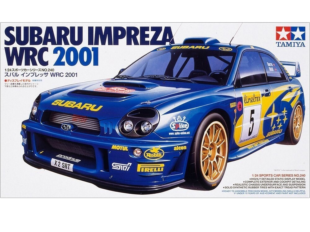 Tamiya 24240 Subaru Impreza WRC 2001 1/24 Inna marka
Tamiya 24240 Subaru Impreza WRC 2001 1/24 Inna marka