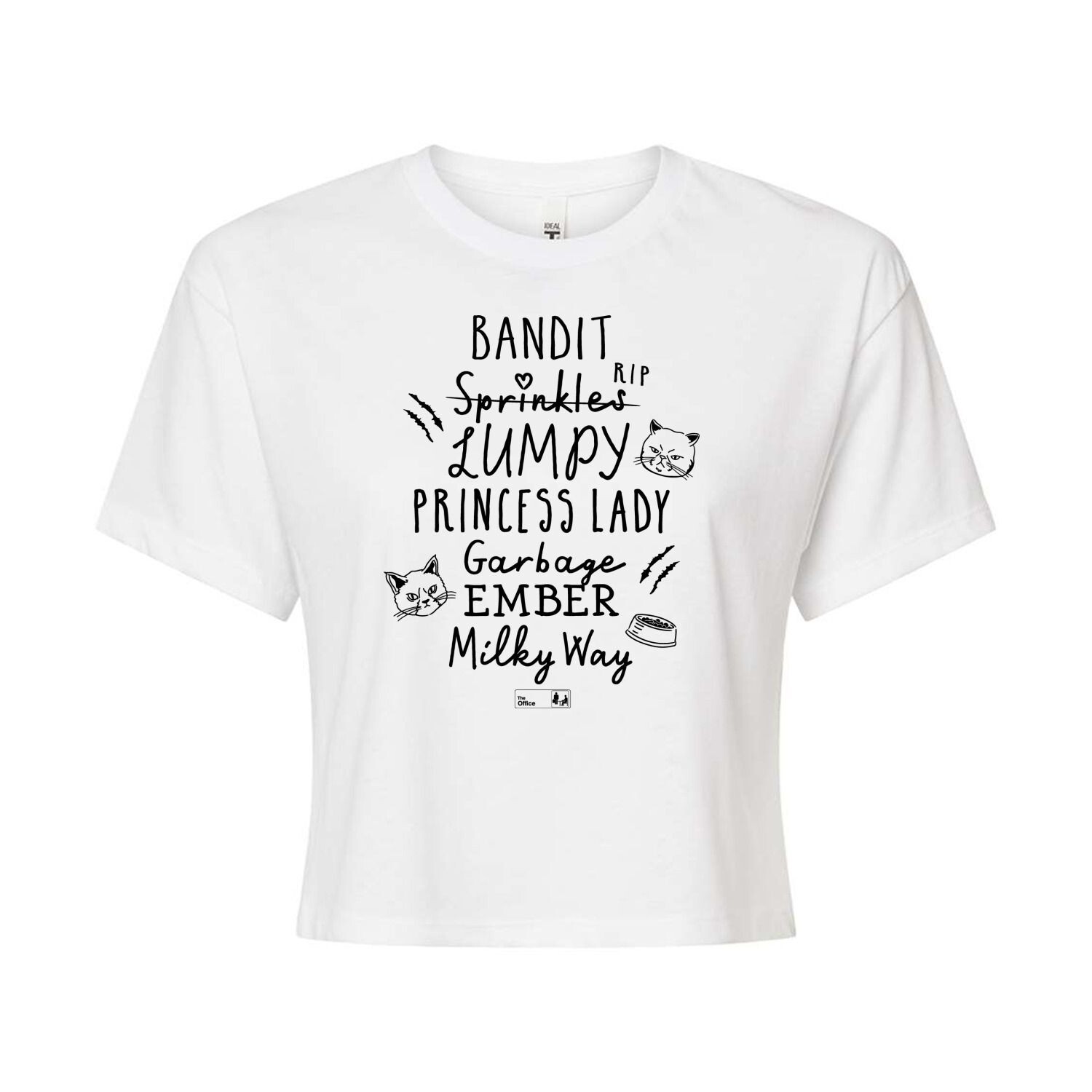 Укороченная футболка The Office Angela's Cats для подростков Licensed Character, белый
Укороченная футболка The Office Angela's Cats для подростков Licensed Character, белый