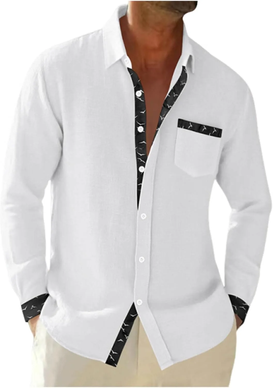 Кардиган с высоким воротником из льна для мужчин
Кардиган с высоким воротником из льна для мужчин