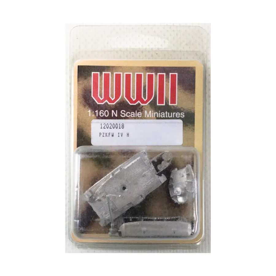 PzKfw IV H, WWII Miniatures (1:160)
PzKfw IV H, WWII Miniatures (1:160)