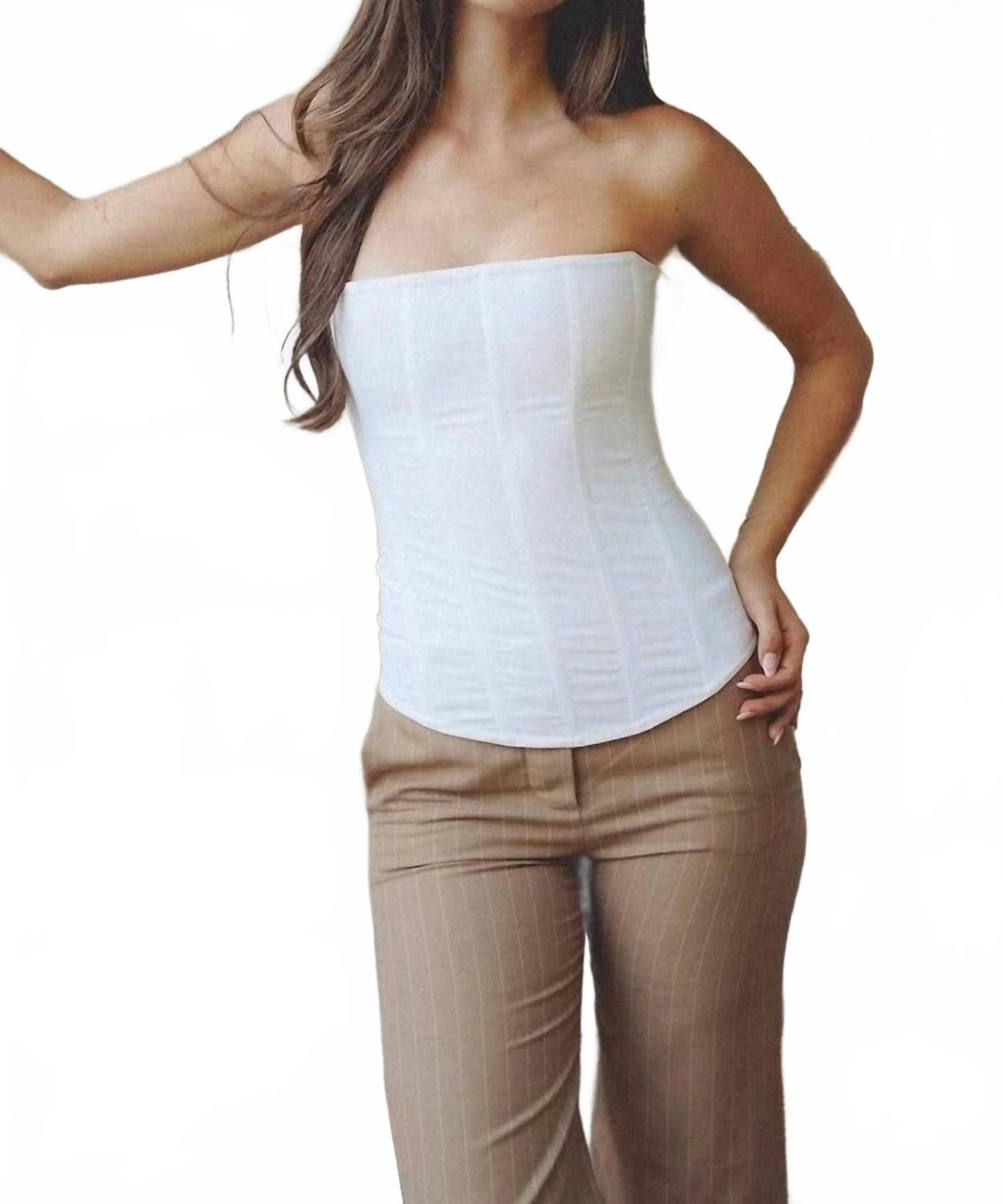 Корсет без бретелек Jade в оттенке «бежевый» Katie may
Корсет без бретелек Jade в оттенке «бежевый» Katie may