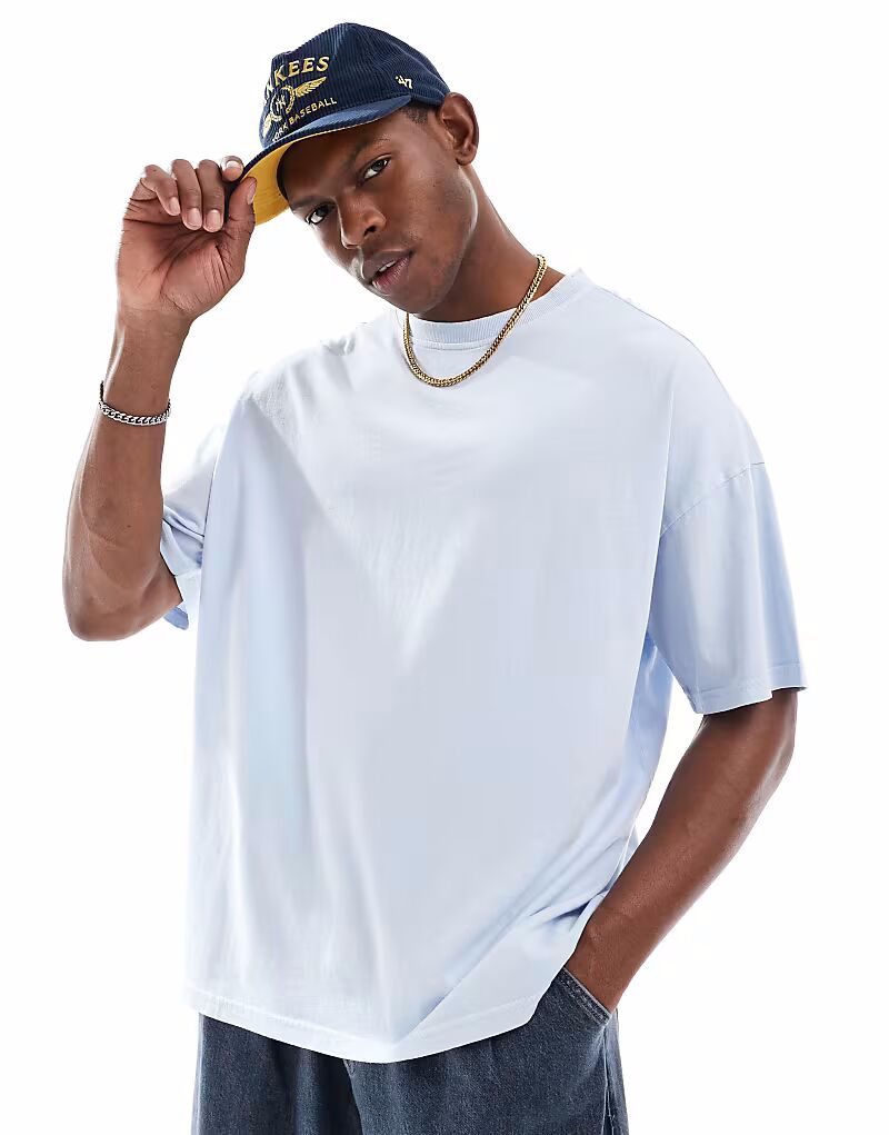 Футболка оверсайз Another Influence с кислотной стиркой синего цвета
Футболка оверсайз Another Influence с кислотной стиркой синего цвета