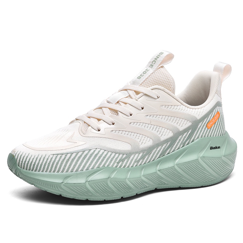 BAKE Скользоустойчивые и дышащие мужские кеды бежево-зеленые, цвет Beige Green
BAKE Скользоустойчивые и дышащие мужские кеды бежево-зеленые, цвет Beige Green