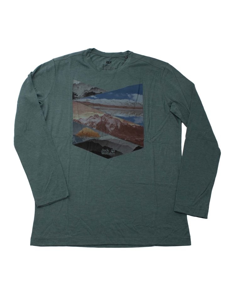 Футболка Jack Wolfskin, зеленый 
Футболка Jack Wolfskin, зеленый