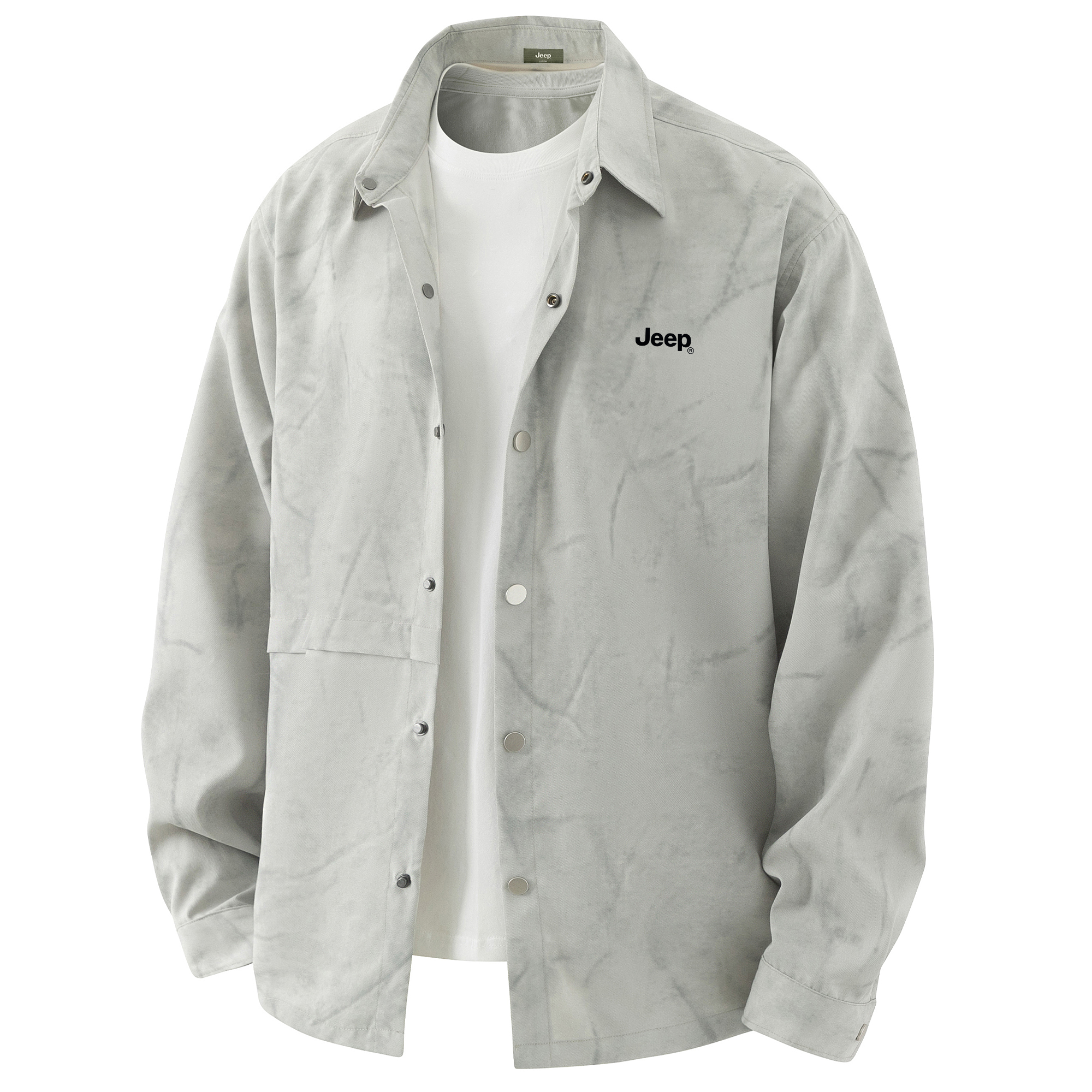 Рубашка Unisex Lapel Moderate Others Jeep, белый серый
Рубашка Unisex Lapel Moderate Others Jeep, белый серый