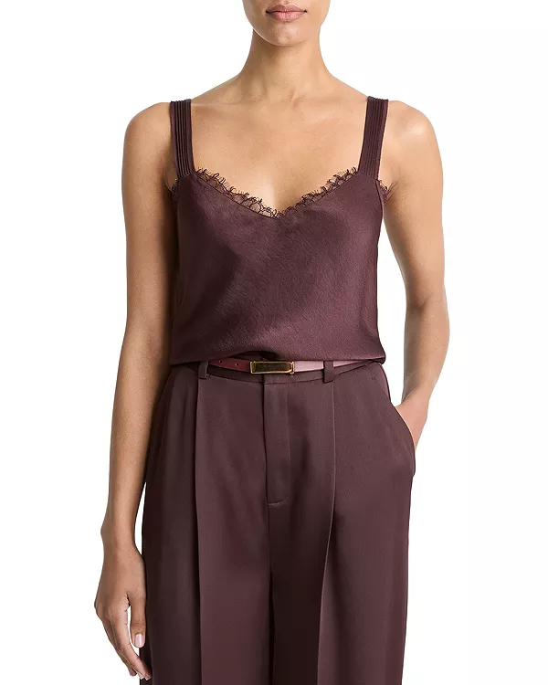 Топ с кружевом Vince, фиолетовый
Топ с кружевом Vince, фиолетовый