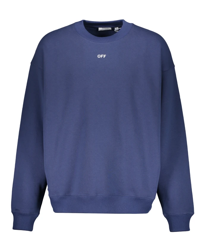 Свитшот с круглым вырезом Off White, синий
Свитшот с круглым вырезом Off White, синий