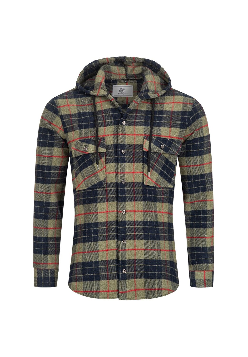 Рубашка Рубашка в клетку с капюшоном, стандартного кроя Rock Creek, темно-зеленый
Рубашка Рубашка в клетку с капюшоном, стандартного кроя Rock Creek, темно-зеленый