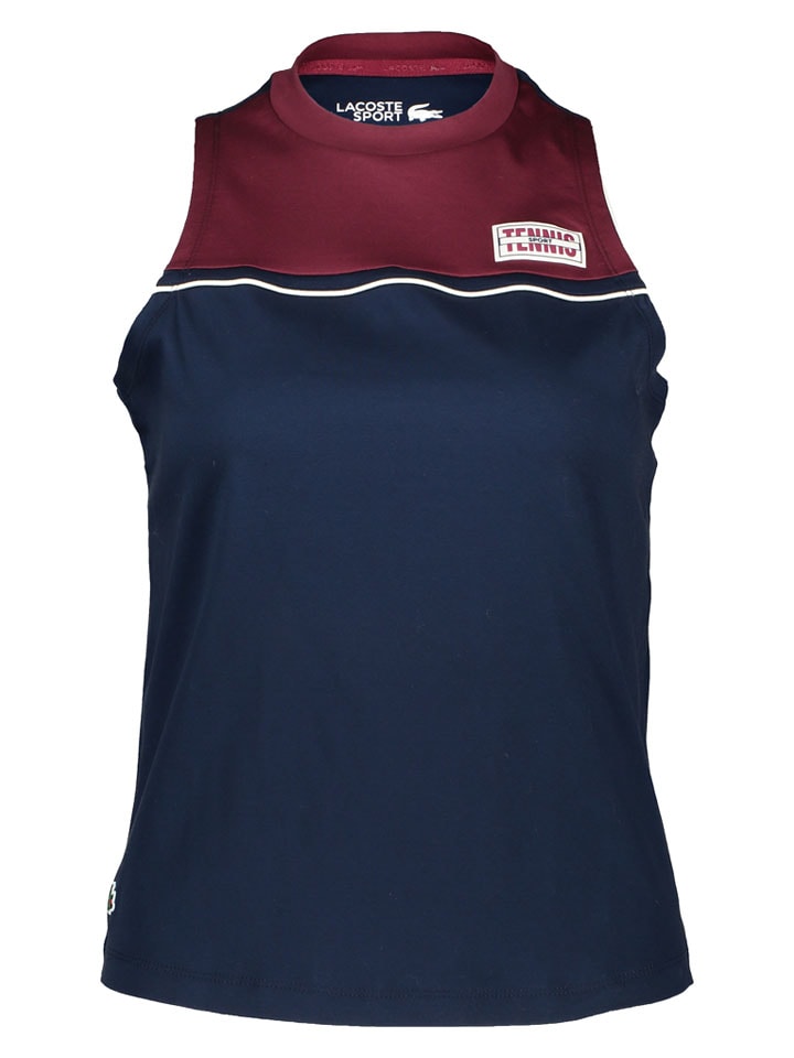 Lacoste Тренировочная майка темно-синего/красного цвета
Lacoste Тренировочная майка темно-синего/красного цвета