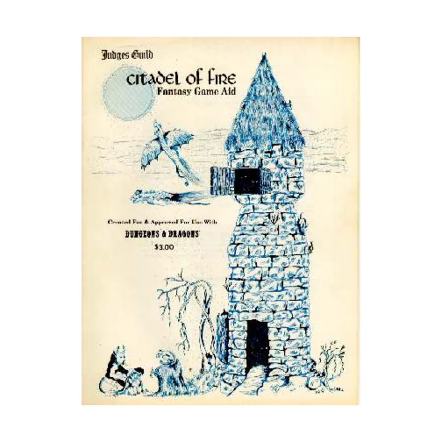 Модуль Citadel of Fire (1st Edition, 1st Printing), Dungeons & Dragons Fantasy Modules (A - C) (Judges Guild)
Модуль Citadel of Fire (1st Edition, 1st Printing), Dungeons & Dragons Fantasy Modules (A - C) (Judges Guild)