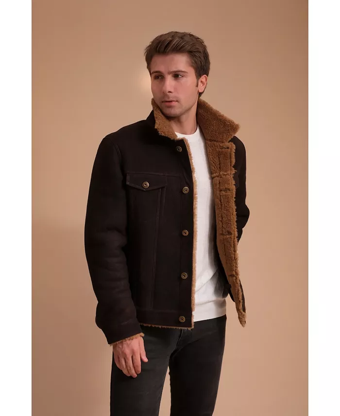 Мужская куртка из овчины, коричневая Furniq UK, коричневый
Мужская куртка из овчины, коричневая Furniq UK, коричневый