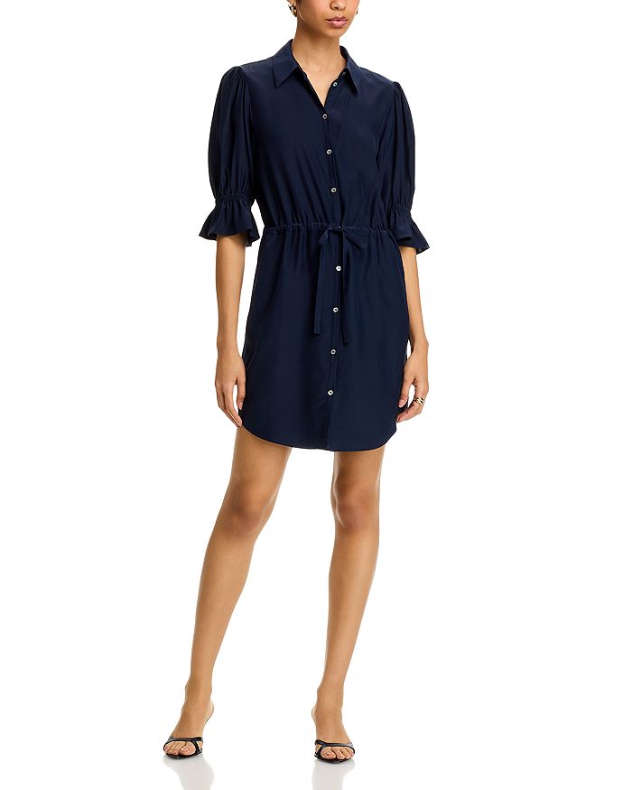 Шелковое платье-рубашка Fiona Cinq à Sept, синий
Шелковое платье-рубашка Fiona Cinq à Sept, синий