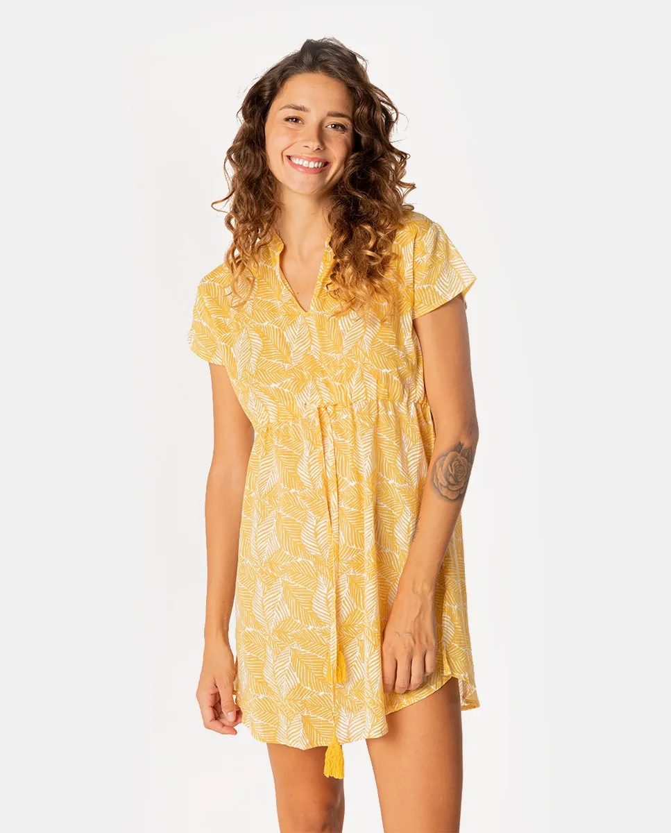 Пляжное платье Summer Song из хлопка с тропическим принтом желтого цвета Abbacino, желтый
Пляжное платье Summer Song из хлопка с тропическим принтом желтого цвета Abbacino, желтый