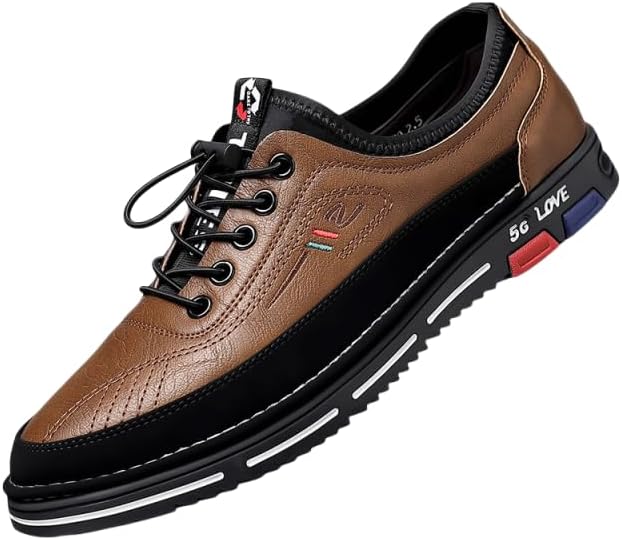 Мужские кроссовки Azttoztto без шнурков из ПУ-кожи - повседневная обувь для прогулок - удобные и легко очищаемые, светло-коричневый
Мужские кроссовки Azttoztto без шнурков из ПУ-кожи - повседневная обувь для прогулок - удобные и легко очищаемые, светло-коричневый