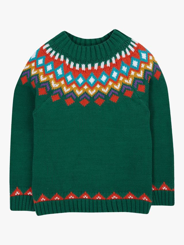 Детский джемпер Fyfe из хлопка Frugi, Holly Green Fairisle
Детский джемпер Fyfe из хлопка Frugi, Holly Green Fairisle