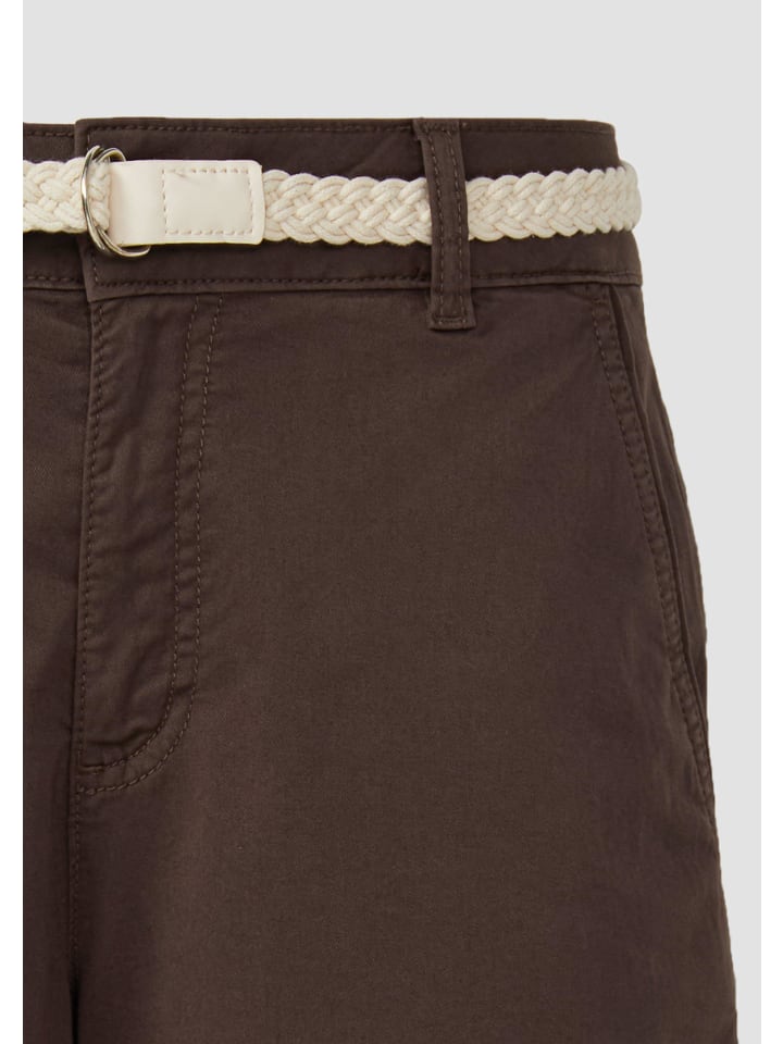 Тканевые шорты s.Oliver, коричневый
Тканевые шорты s.Oliver, коричневый