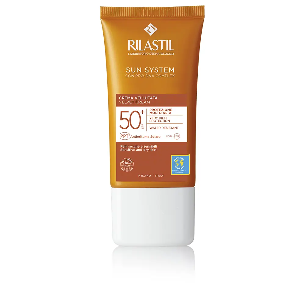 Солнцезащитный крем Sun System Spf50+ Crema Velluto Rilastil, 50 мл
Солнцезащитный крем Sun System Spf50+ Crema Velluto Rilastil, 50 мл