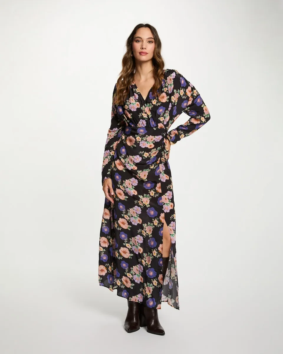 Длинное сатиновое платье Morgan, черный/розовый
Длинное сатиновое платье Morgan, черный/розовый