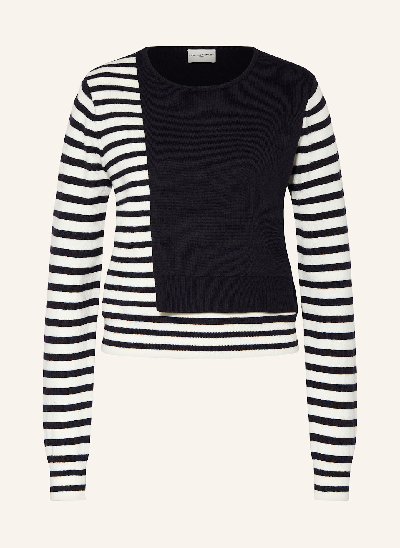 Свитер в многослойном образе Claudie Pierlot, черный
Свитер в многослойном образе Claudie Pierlot, черный