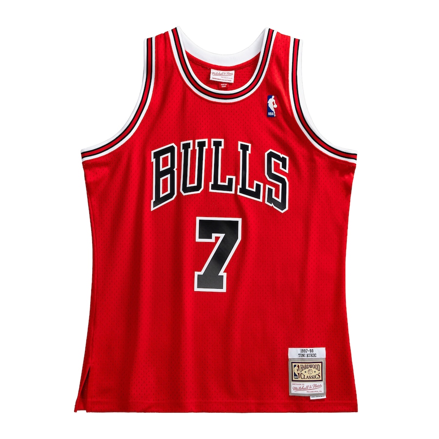 Джерси Mitchell and Ness NBA Chicago Bulls Toni Kukoc, красный
Джерси Mitchell and Ness NBA Chicago Bulls Toni Kukoc, красный
