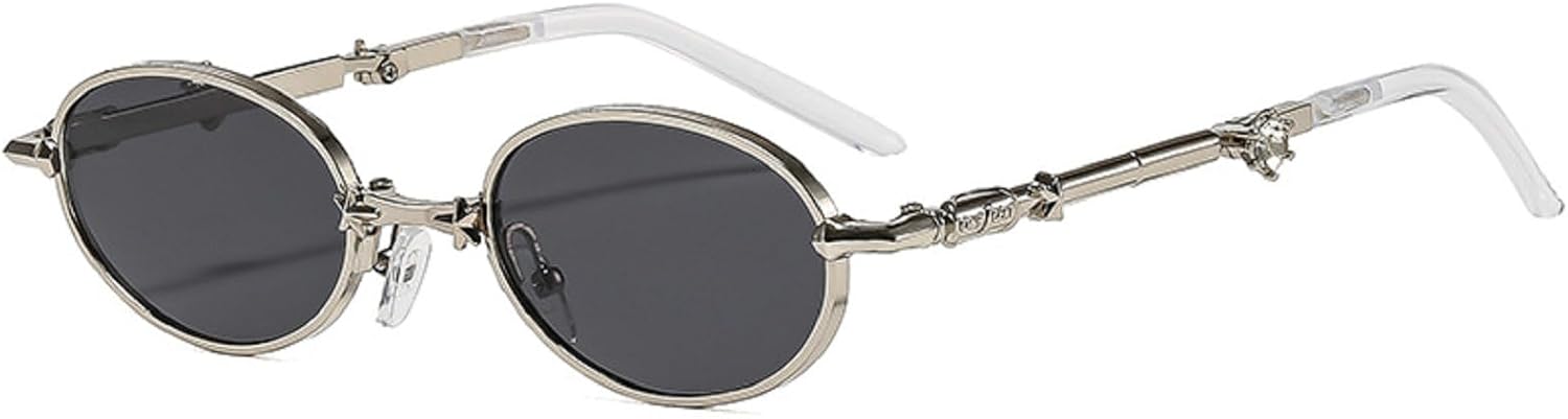 Женские солнцезащитные очки овальной формы с металлическими элементами, стразами и бриллиантами, модные солнцезащитные очки с кристаллами для женщин mincl, Silver Black
Женские солнцезащитные очки овальной формы с металлическими элементами, стразами и бриллиантами, модные солнцезащитные очки с кристаллами для женщин mincl, Silver Black