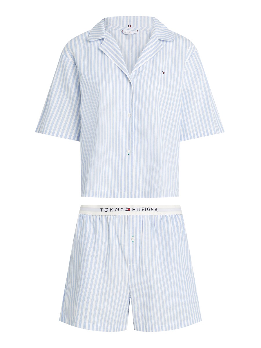 Короткий пижамный комплект Tommy Hilfiger Underwear, темно-синий/светло-синий
Короткий пижамный комплект Tommy Hilfiger Underwear, темно-синий/светло-синий