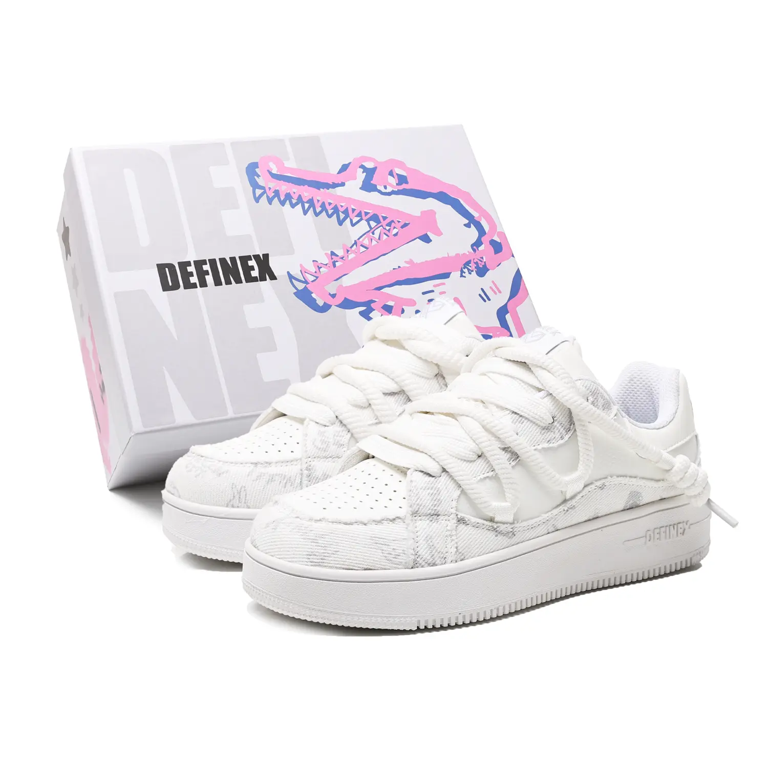 DEFINEX Юнисекс скейтерские кеды низкие бело-серые, цвет Gray
DEFINEX Юнисекс скейтерские кеды низкие бело-серые, цвет Gray