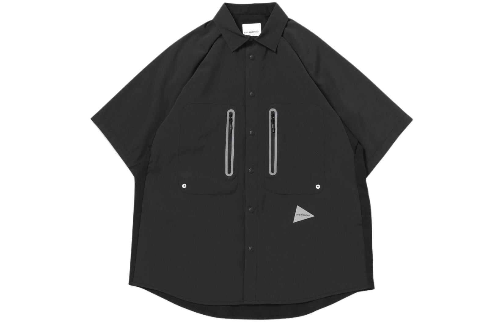 Рубашка с коротким рукавом And Wander, черный
Рубашка с коротким рукавом And Wander, черный