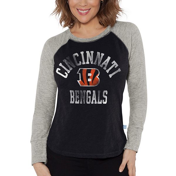 Женская футболка с длинным рукавом реглан waffle knit cincinnati bengals черный/серый G-Iii 4Her By Carl Banks
Женская футболка с длинным рукавом реглан waffle knit cincinnati bengals черный/серый G-Iii 4Her By Carl Banks