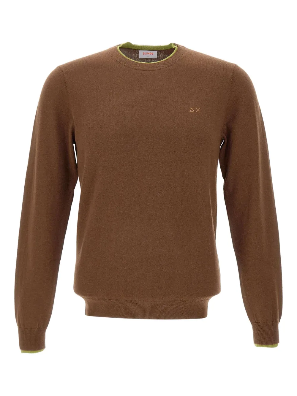Свитер с круглым вырезом Sun68, коричневый
Свитер с круглым вырезом Sun68, коричневый