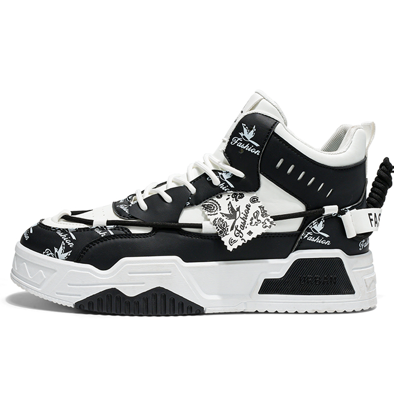 Нескользящие износостойкие высокие повседневные туфли для мужчин URBAN AUTHENTIC, Black White
Нескользящие износостойкие высокие повседневные туфли для мужчин URBAN AUTHENTIC, Black White