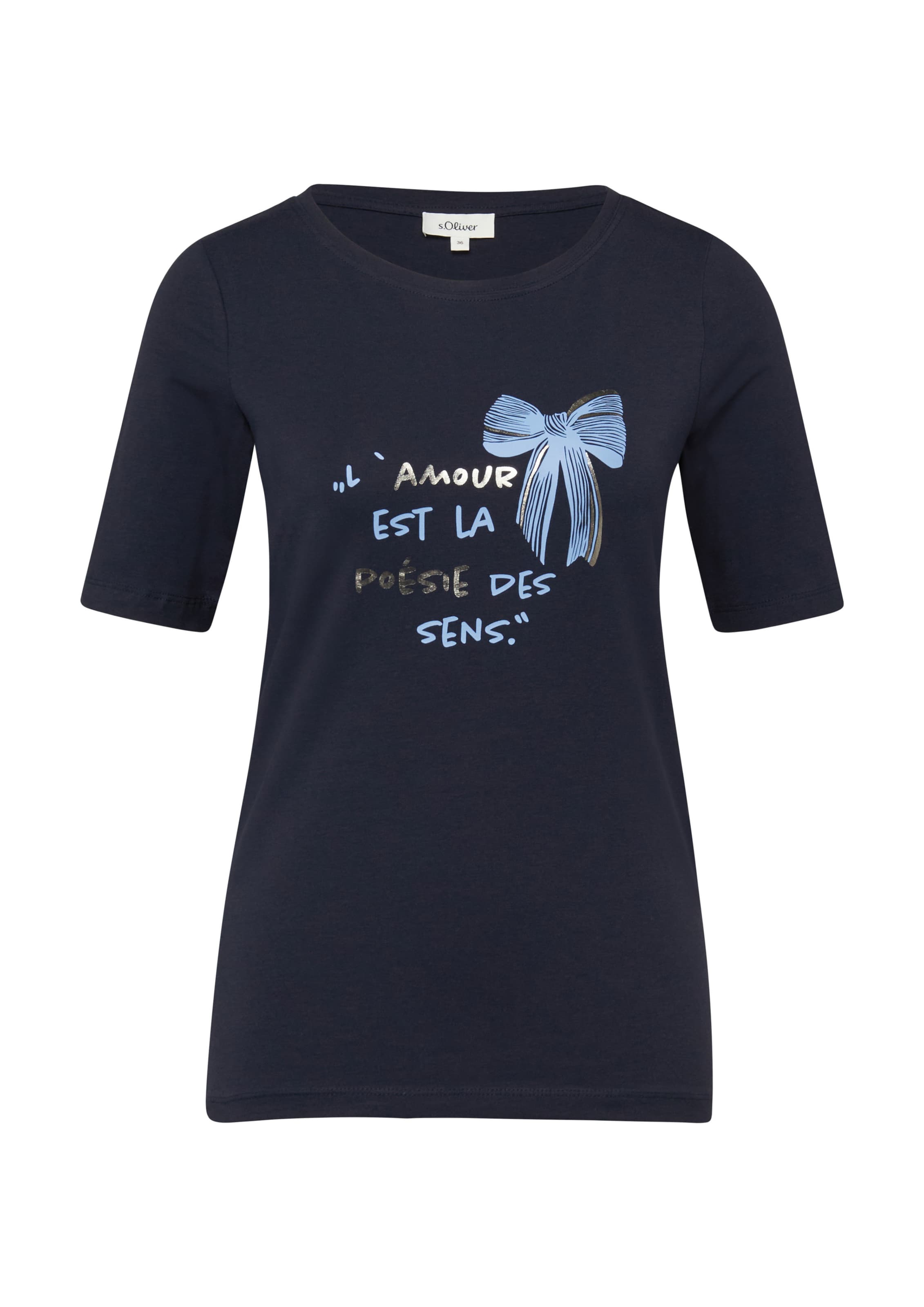 s.Oliver Футболка в синем, темно-синем цвете
s.Oliver Футболка в синем, темно-синем цвете