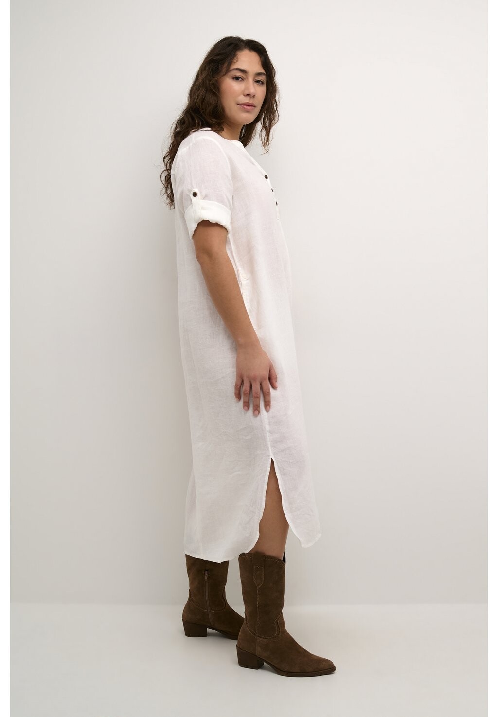 Дневное платье Bellis Mollie Cream, белоснежное 
Дневное платье Bellis Mollie Cream, белоснежное