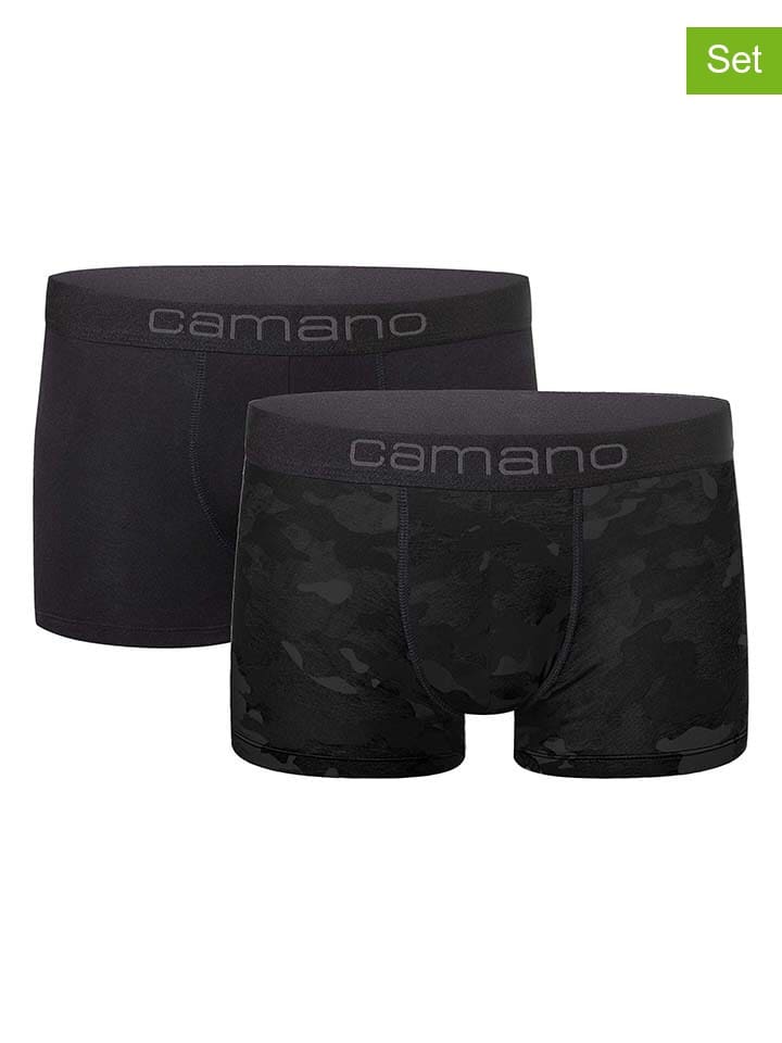 Camano Комплект из 2 штук: боксерские трусы черного цвета
Camano Комплект из 2 штук: боксерские трусы черного цвета