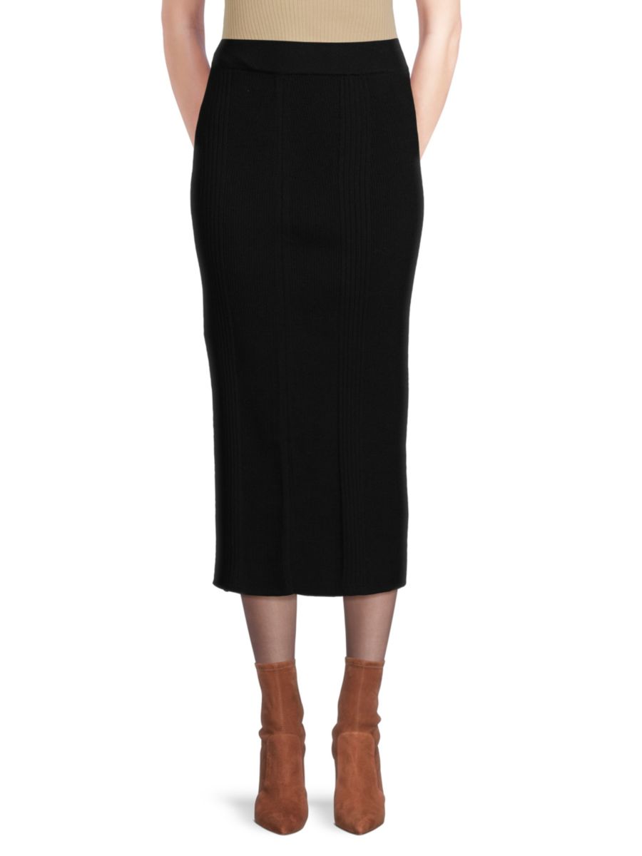 Юбка-футляр миди из смеси мериносовой шерсти Sonia Rykiel, черный
Юбка-футляр миди из смеси мериносовой шерсти Sonia Rykiel, черный