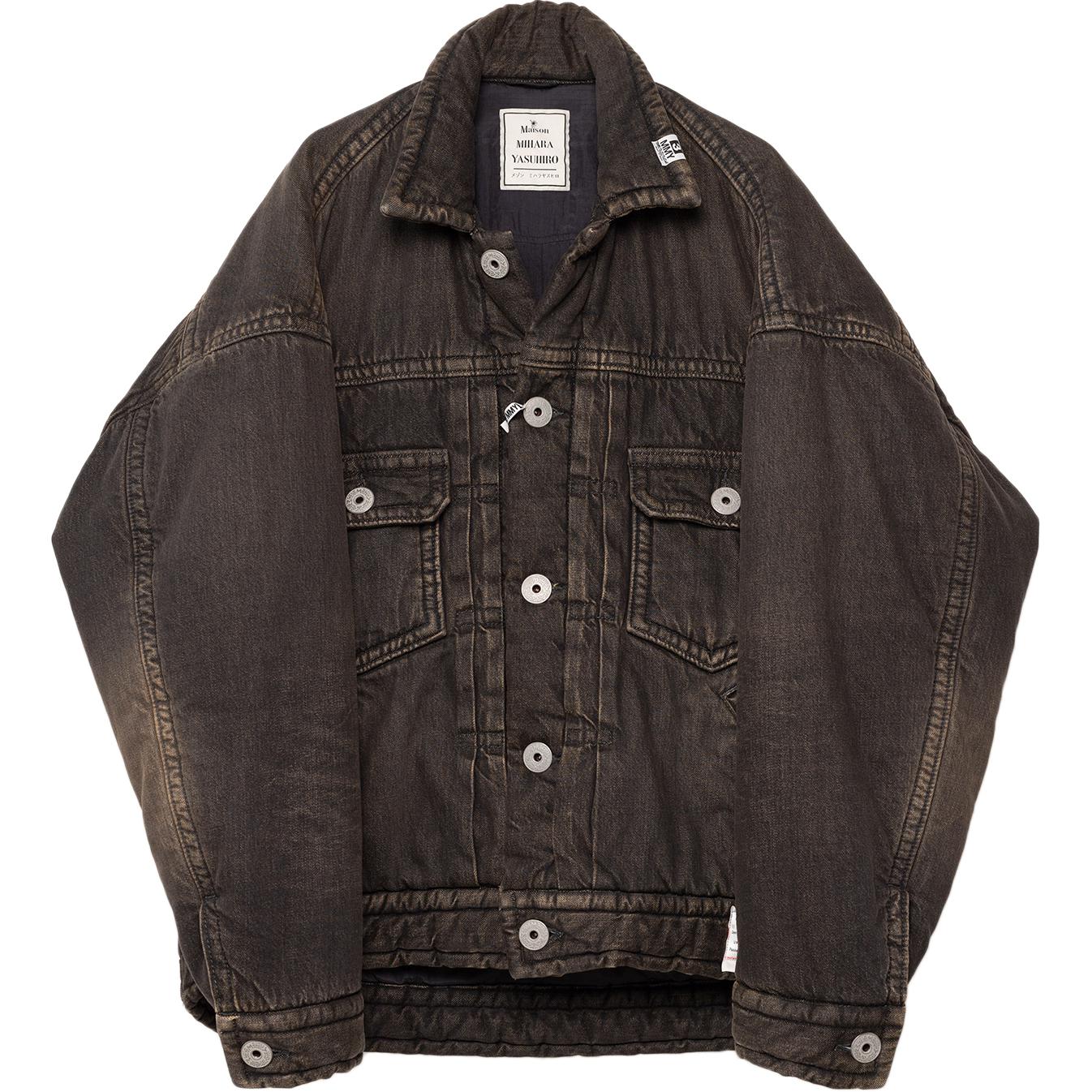 Джинсовая пуховая куртка с логотипом Maison Mihara Yasuhiro, черный
Джинсовая пуховая куртка с логотипом Maison Mihara Yasuhiro, черный