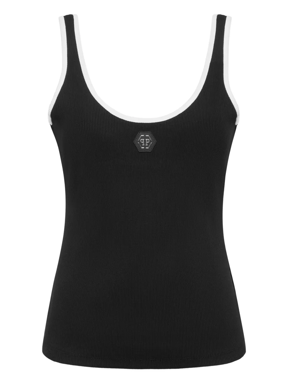 Топ в рубчик Philipp Plein, черный
Топ в рубчик Philipp Plein, черный
