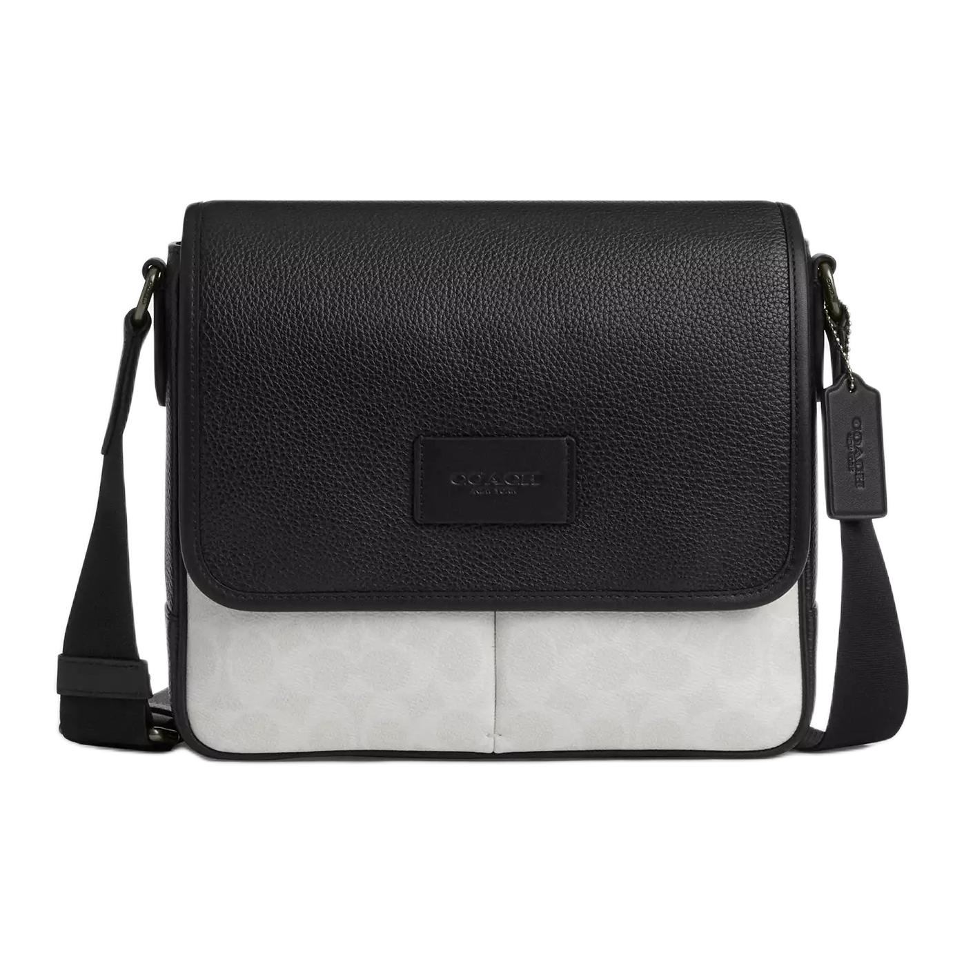 COACH Спринт Кроссбоди мини мужская сумка через плечо из плотной ткани мел и черный
COACH Спринт Кроссбоди мини мужская сумка через плечо из плотной ткани мел и черный