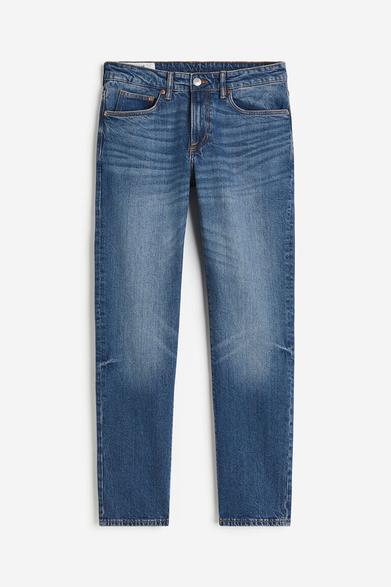 Прямые джинсы стандартного кроя H&M, синий
Прямые джинсы стандартного кроя H&M, синий